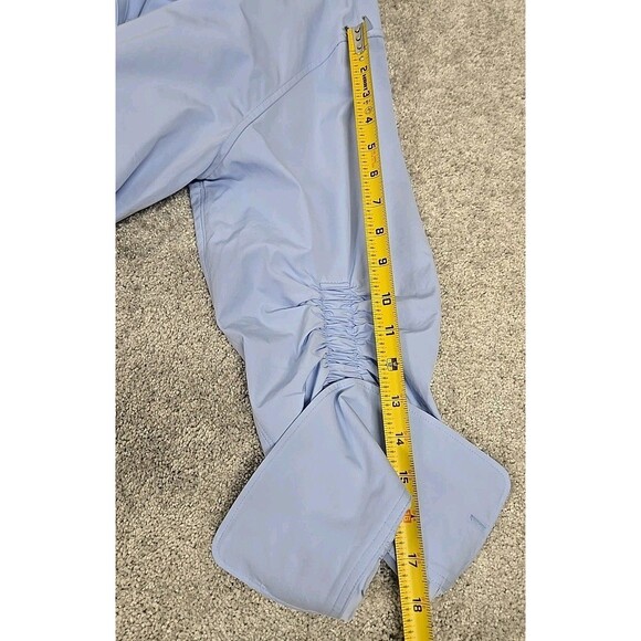 Alexander Wang Cinched Sleeve Button Down Shirt 100% Cotton Blue Women’s Sz 10 - Picture 9 of 9